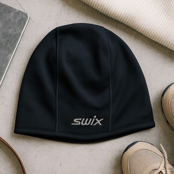 Vintage Swix Beanie Hat Cap Skull Ski Mens Unisex Snowboard Classic Preppy Hip - Picture 1 of 10